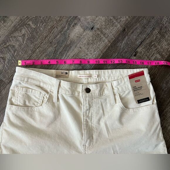Levi's 725 High Rise Bootcut Corduroy Women's Jeans-Size 32x32 - Picture 5 of 7